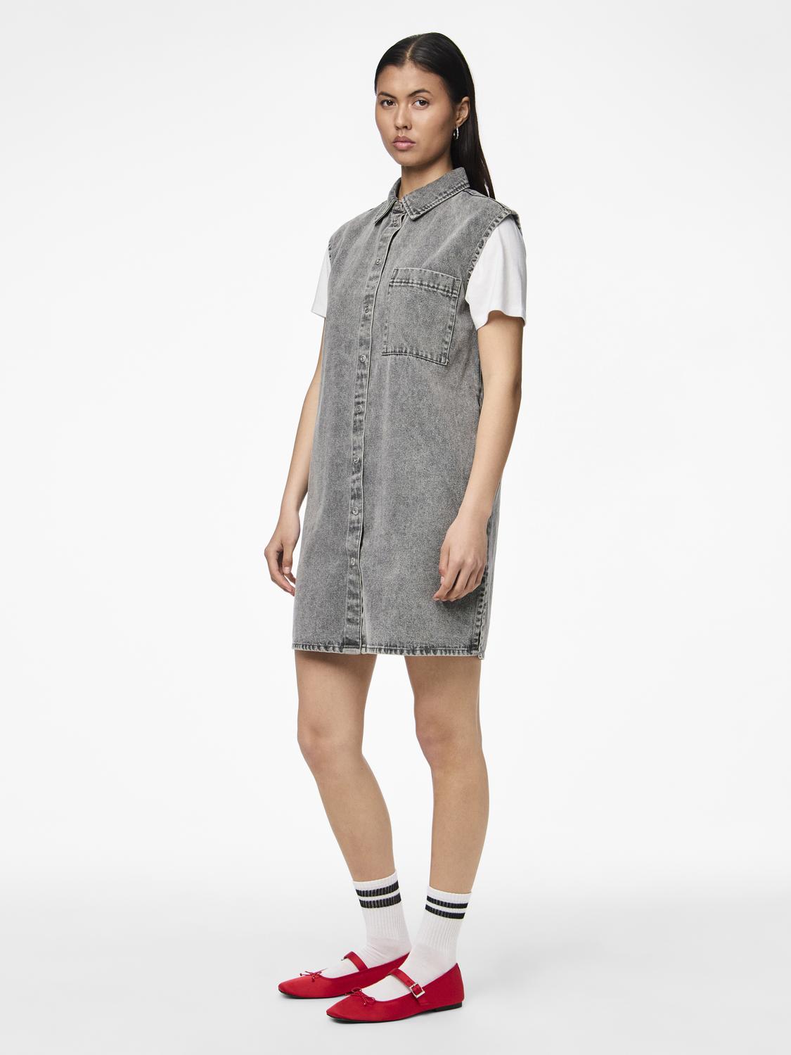 PCABBI Dress - Light Grey Melange